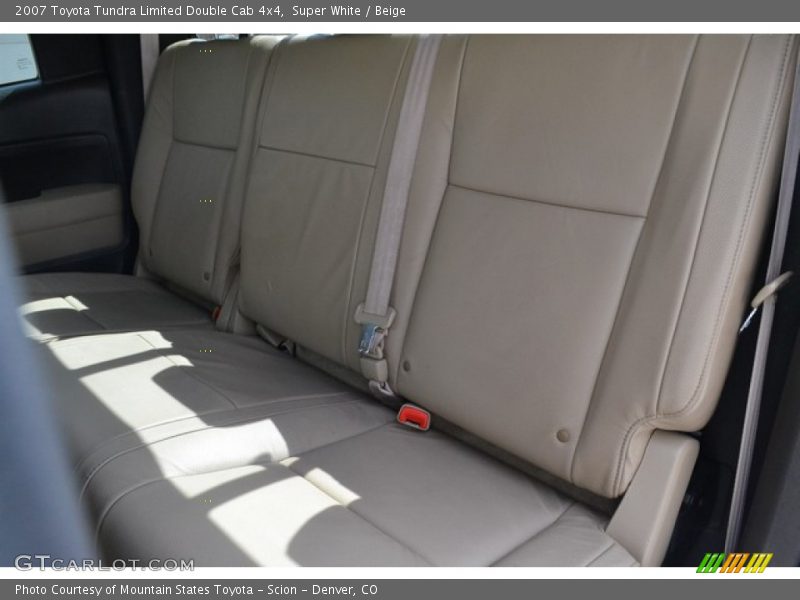 Super White / Beige 2007 Toyota Tundra Limited Double Cab 4x4
