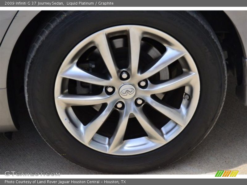 Liquid Platinum / Graphite 2009 Infiniti G 37 Journey Sedan
