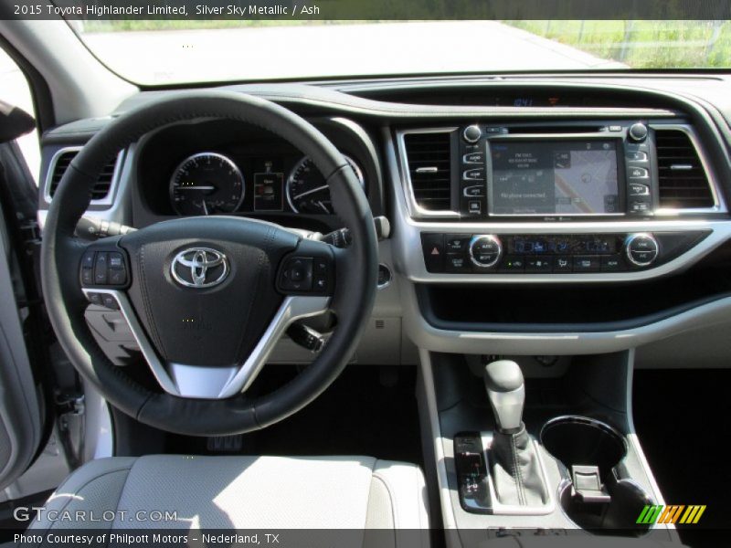 Silver Sky Metallic / Ash 2015 Toyota Highlander Limited