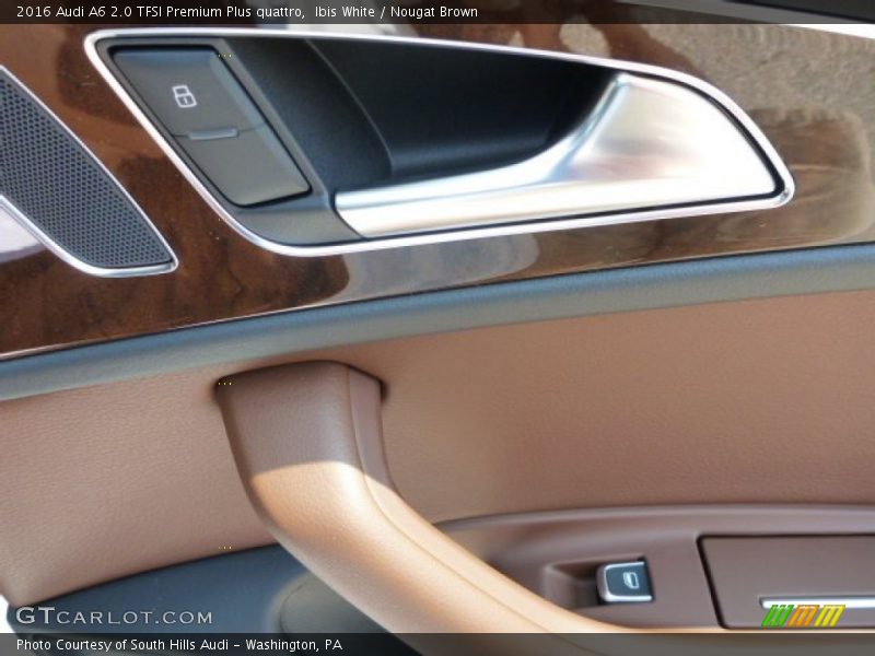 Ibis White / Nougat Brown 2016 Audi A6 2.0 TFSI Premium Plus quattro