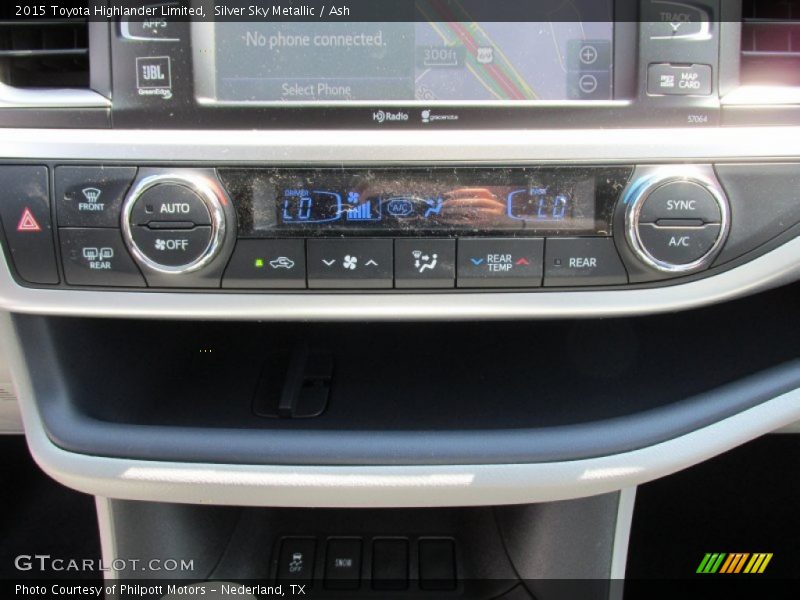 Silver Sky Metallic / Ash 2015 Toyota Highlander Limited