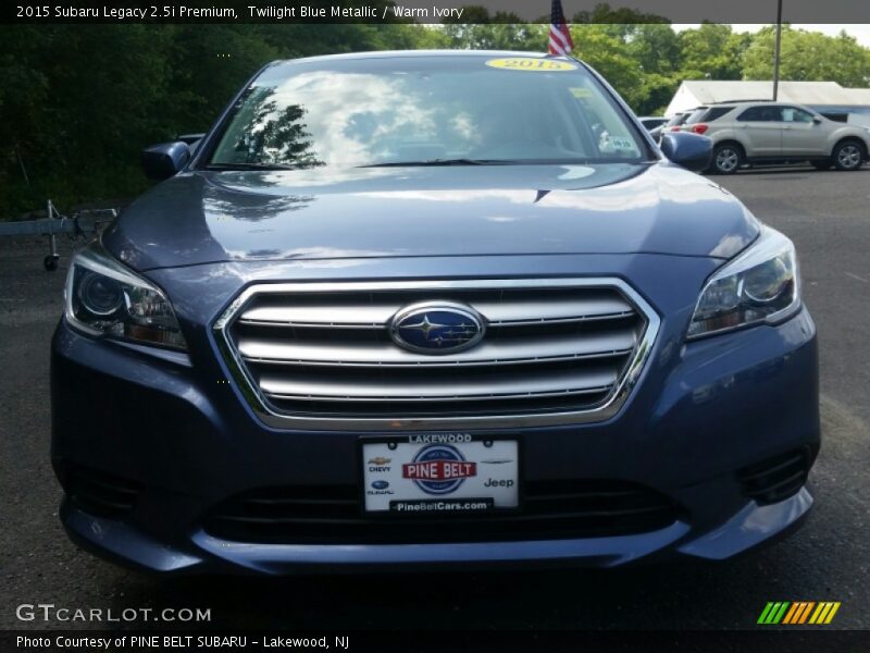 Twilight Blue Metallic / Warm Ivory 2015 Subaru Legacy 2.5i Premium