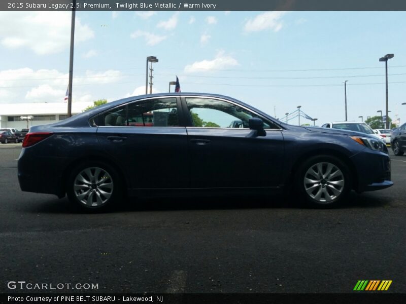 Twilight Blue Metallic / Warm Ivory 2015 Subaru Legacy 2.5i Premium