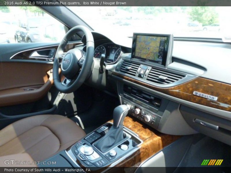 Ibis White / Nougat Brown 2016 Audi A6 2.0 TFSI Premium Plus quattro