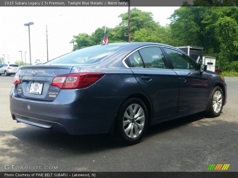 Twilight Blue Metallic / Warm Ivory 2015 Subaru Legacy 2.5i Premium