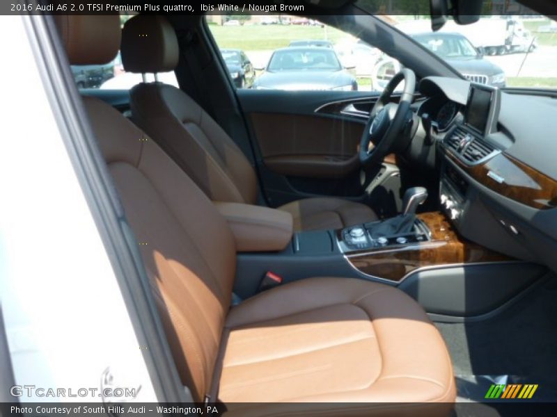 Ibis White / Nougat Brown 2016 Audi A6 2.0 TFSI Premium Plus quattro