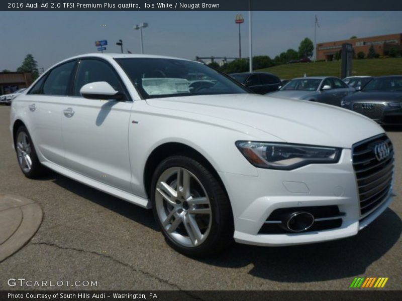 Ibis White / Nougat Brown 2016 Audi A6 2.0 TFSI Premium Plus quattro