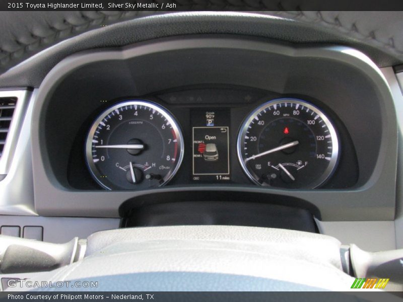 Silver Sky Metallic / Ash 2015 Toyota Highlander Limited