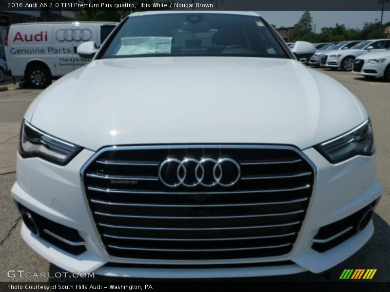 Ibis White / Nougat Brown 2016 Audi A6 2.0 TFSI Premium Plus quattro