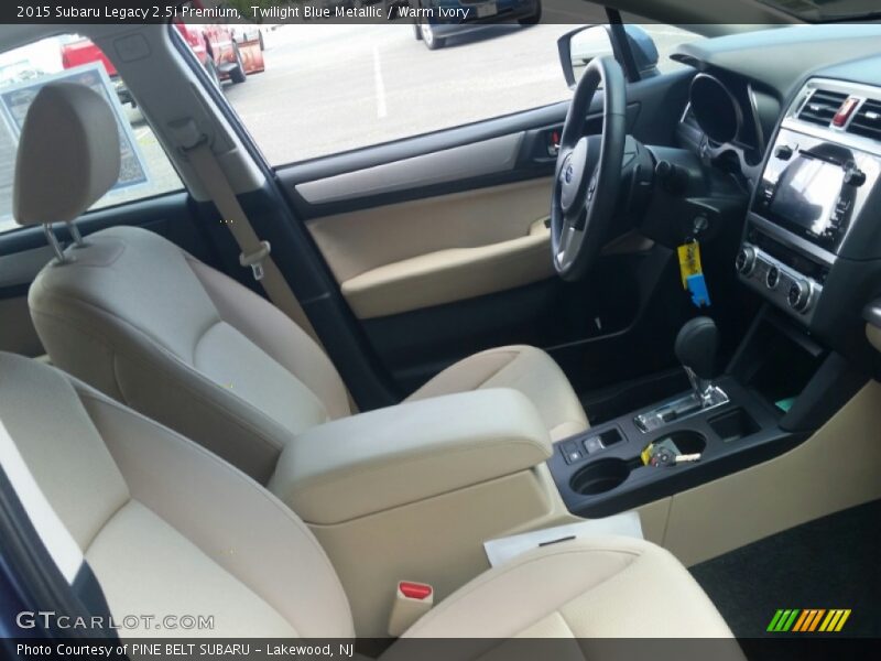 Twilight Blue Metallic / Warm Ivory 2015 Subaru Legacy 2.5i Premium