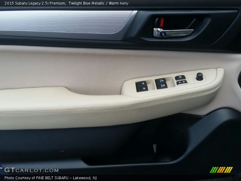 Twilight Blue Metallic / Warm Ivory 2015 Subaru Legacy 2.5i Premium