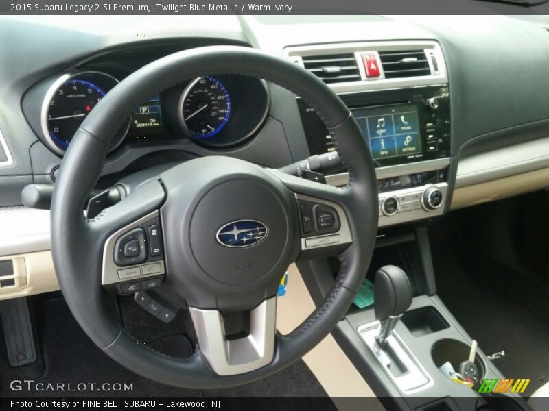 Twilight Blue Metallic / Warm Ivory 2015 Subaru Legacy 2.5i Premium