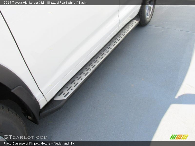 Blizzard Pearl White / Black 2015 Toyota Highlander XLE
