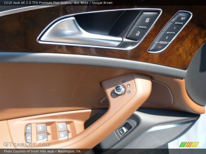 Ibis White / Nougat Brown 2016 Audi A6 2.0 TFSI Premium Plus quattro