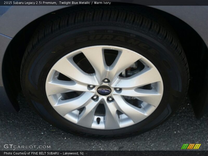 Twilight Blue Metallic / Warm Ivory 2015 Subaru Legacy 2.5i Premium