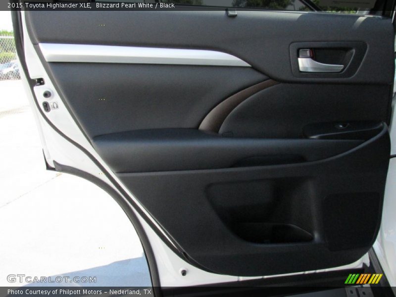 Blizzard Pearl White / Black 2015 Toyota Highlander XLE
