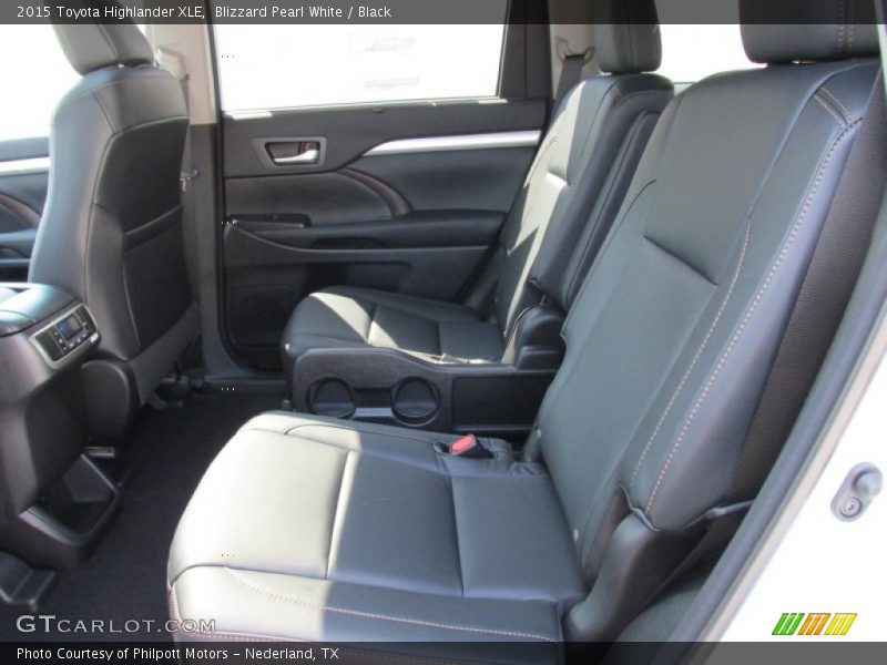 Blizzard Pearl White / Black 2015 Toyota Highlander XLE