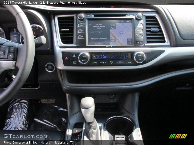 Blizzard Pearl White / Black 2015 Toyota Highlander XLE