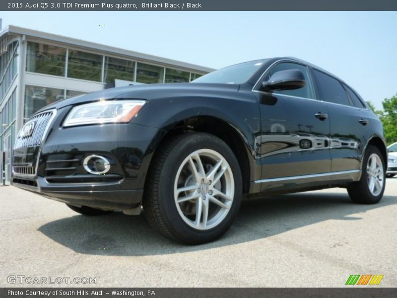 Brilliant Black / Black 2015 Audi Q5 3.0 TDI Premium Plus quattro