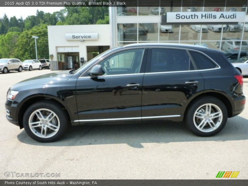 Brilliant Black / Black 2015 Audi Q5 3.0 TDI Premium Plus quattro