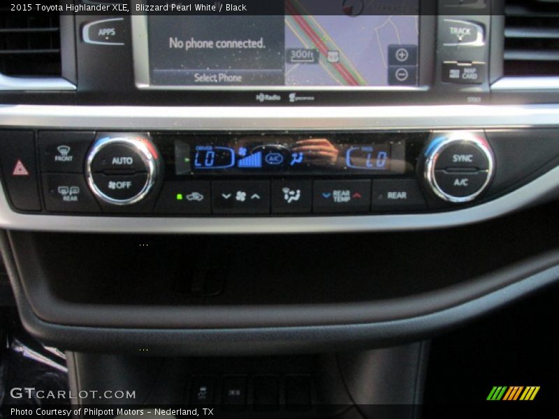 Blizzard Pearl White / Black 2015 Toyota Highlander XLE