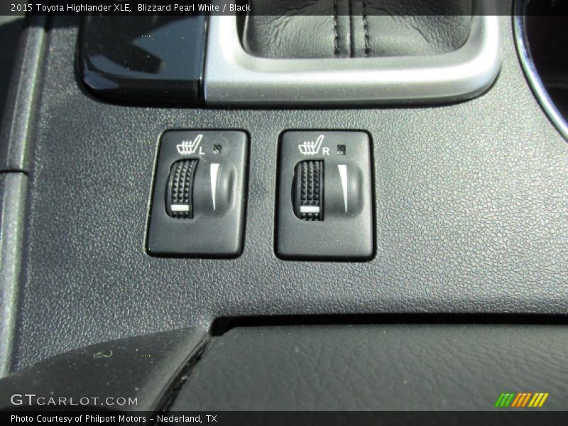 Blizzard Pearl White / Black 2015 Toyota Highlander XLE