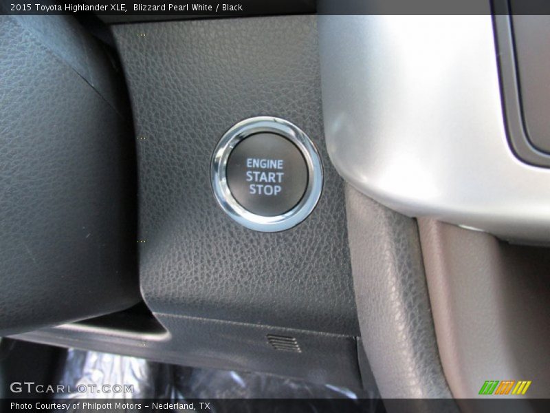 Blizzard Pearl White / Black 2015 Toyota Highlander XLE