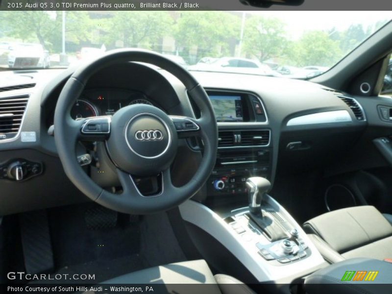 Brilliant Black / Black 2015 Audi Q5 3.0 TDI Premium Plus quattro