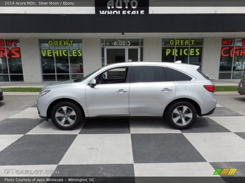 Silver Moon / Ebony 2014 Acura MDX