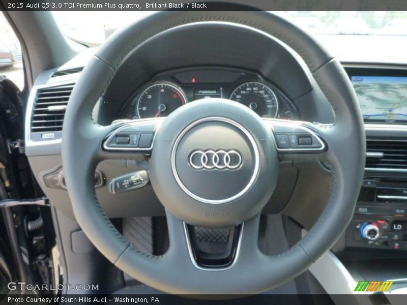 Brilliant Black / Black 2015 Audi Q5 3.0 TDI Premium Plus quattro