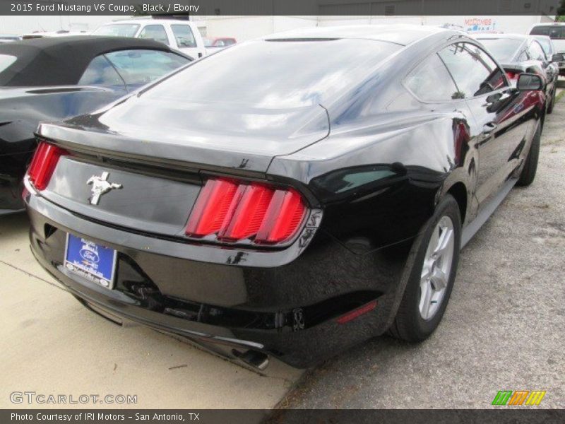Black / Ebony 2015 Ford Mustang V6 Coupe
