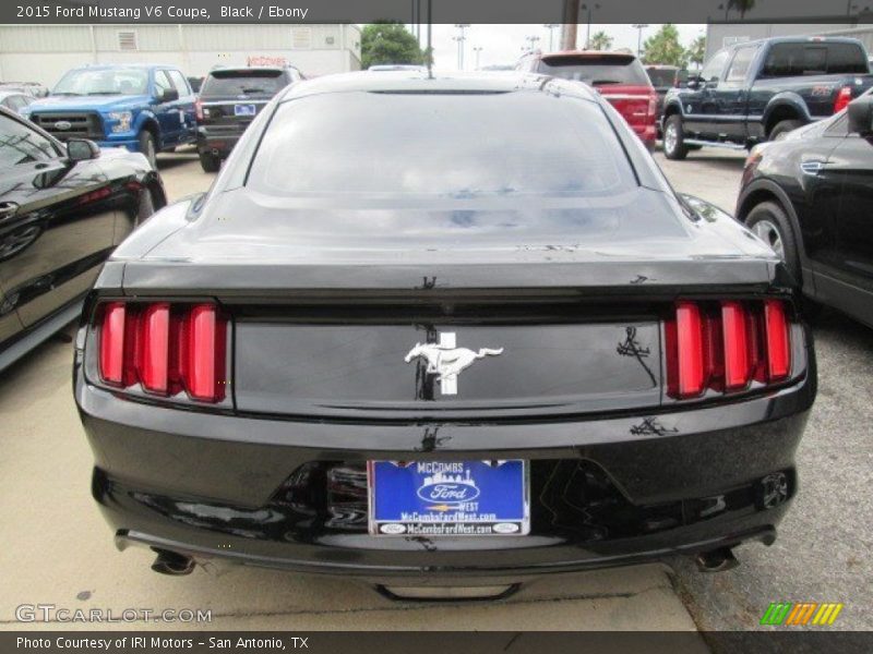 Black / Ebony 2015 Ford Mustang V6 Coupe
