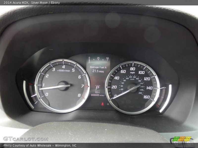 Silver Moon / Ebony 2014 Acura MDX