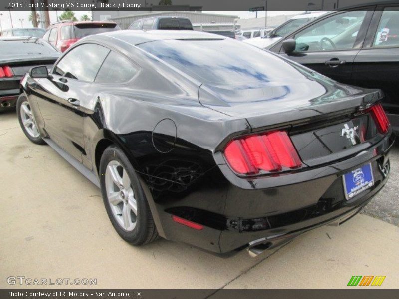 Black / Ebony 2015 Ford Mustang V6 Coupe