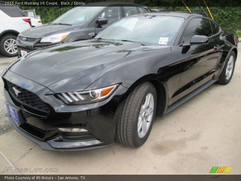 Black / Ebony 2015 Ford Mustang V6 Coupe