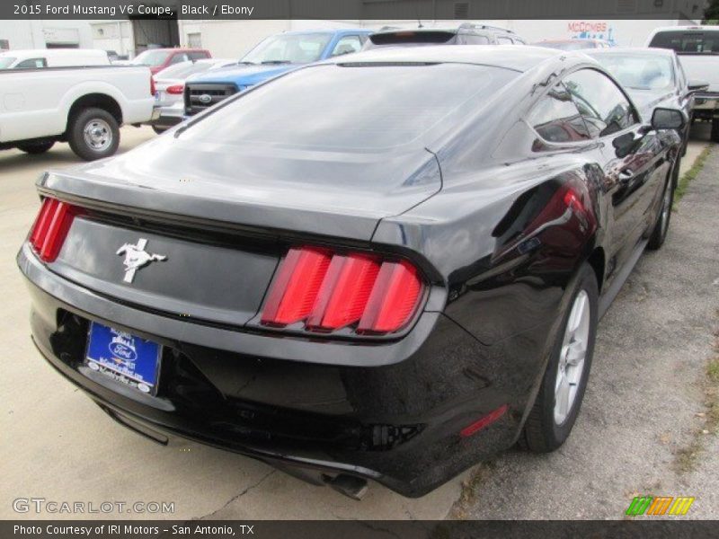 Black / Ebony 2015 Ford Mustang V6 Coupe