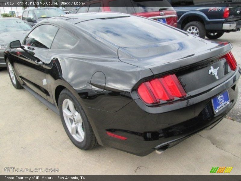 Black / Ebony 2015 Ford Mustang V6 Coupe