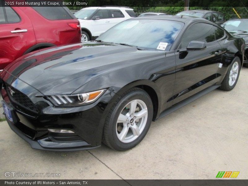 Black / Ebony 2015 Ford Mustang V6 Coupe