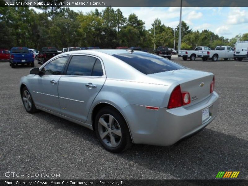 Silver Ice Metallic / Titanium 2012 Chevrolet Malibu LT
