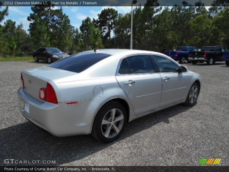 Silver Ice Metallic / Titanium 2012 Chevrolet Malibu LT
