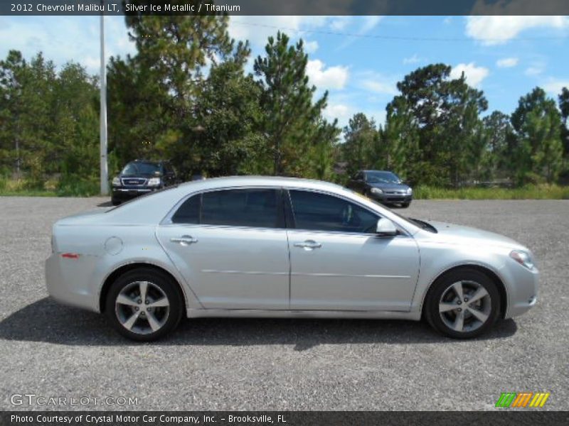 Silver Ice Metallic / Titanium 2012 Chevrolet Malibu LT