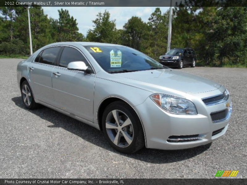 Silver Ice Metallic / Titanium 2012 Chevrolet Malibu LT
