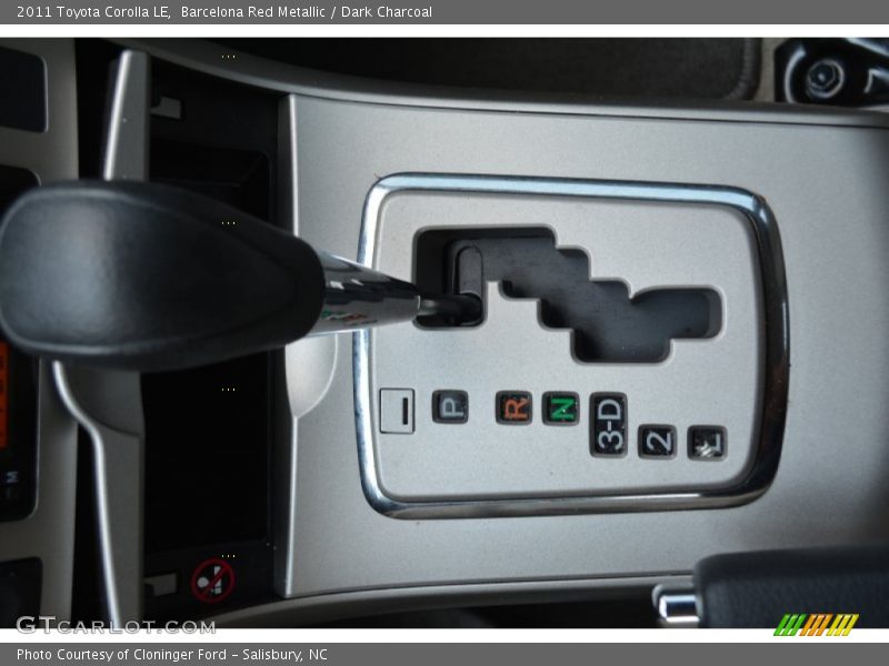 Barcelona Red Metallic / Dark Charcoal 2011 Toyota Corolla LE