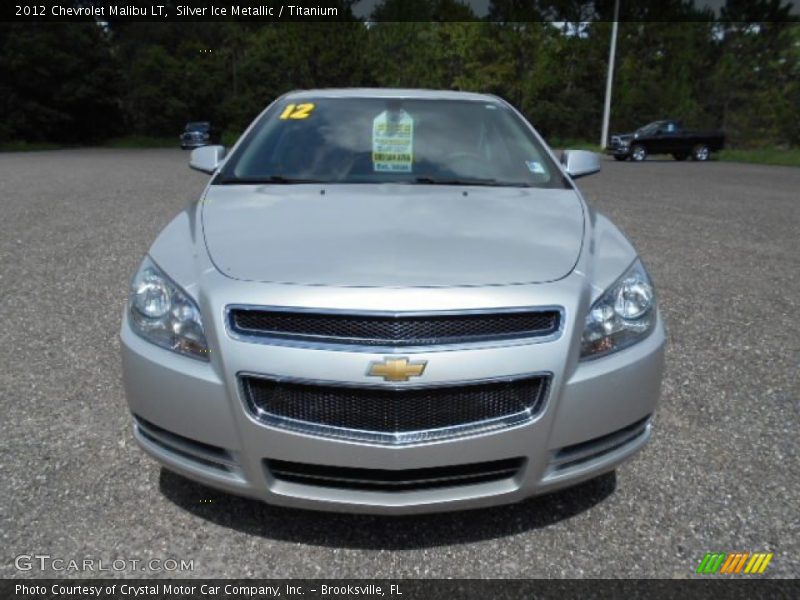 Silver Ice Metallic / Titanium 2012 Chevrolet Malibu LT