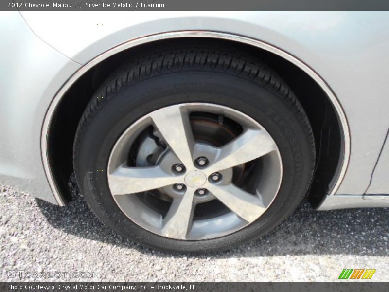 Silver Ice Metallic / Titanium 2012 Chevrolet Malibu LT