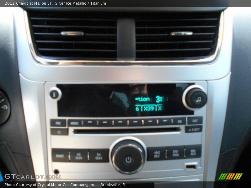 Silver Ice Metallic / Titanium 2012 Chevrolet Malibu LT