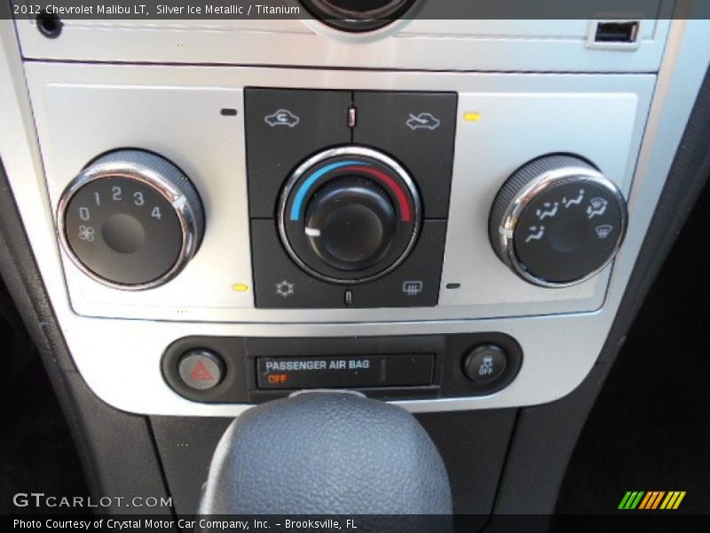 Silver Ice Metallic / Titanium 2012 Chevrolet Malibu LT