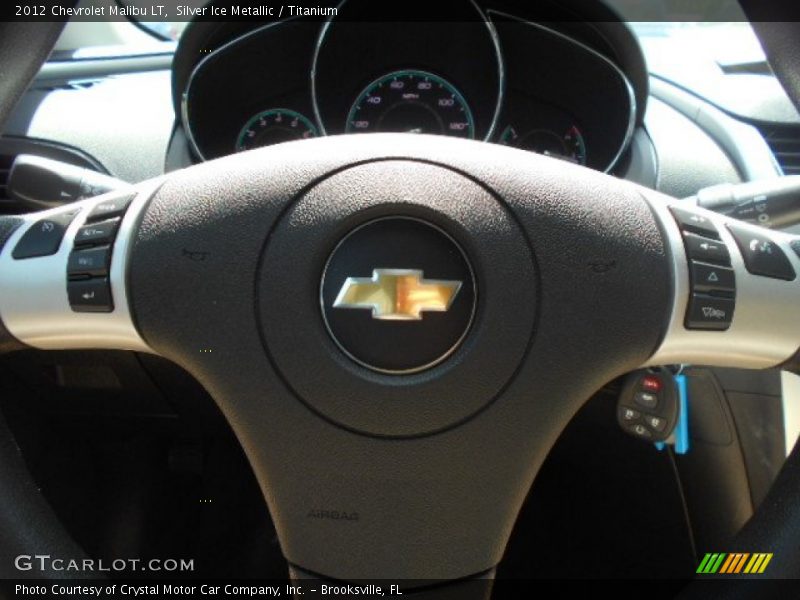 Silver Ice Metallic / Titanium 2012 Chevrolet Malibu LT