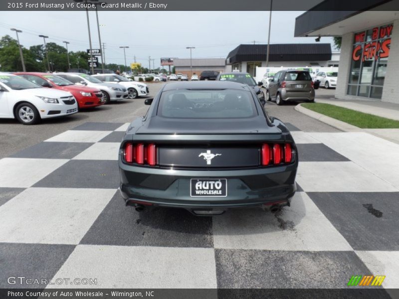 Guard Metallic / Ebony 2015 Ford Mustang V6 Coupe