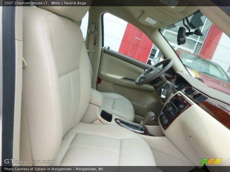 White / Neutral Beige 2007 Chevrolet Impala LT